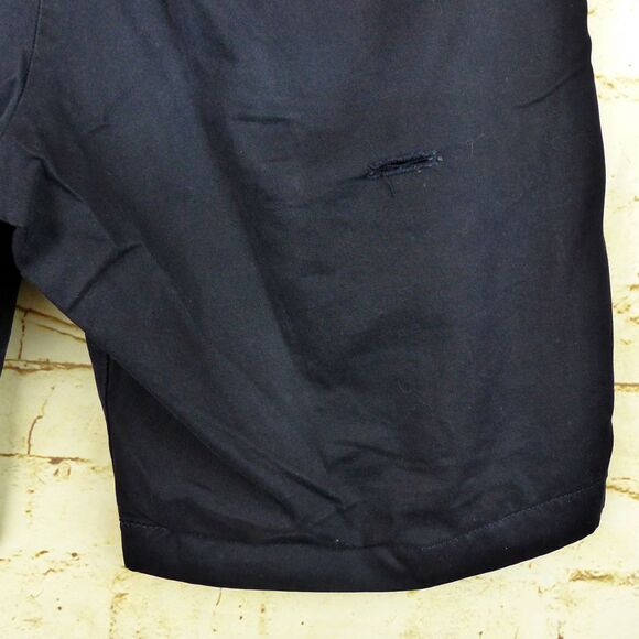 Uniqlo Shorts Mens M 30-33 Waist Navy Blue Chino 9” Style 403989 Preppy FLAW - Picture 8 of 10